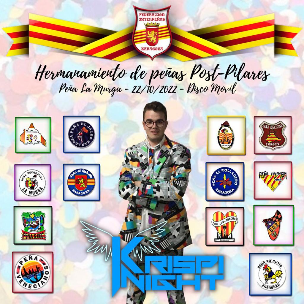 Comida Hermandad Peñas Zaragoza Fiestas del Pilar 2022. Federación Interpeñas de Zaragoza.