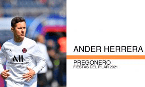 Ander Herra, pregonero Fiestas del Pilar 2021 Zaragoza. Fiestas del Pilar 2021. Peñas Zaragoza. Federación Interpeñas de Zaragoza.