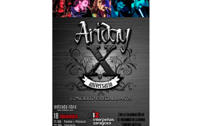 Ariday celebra su X Aniversario en el Auditorio Interpeñas