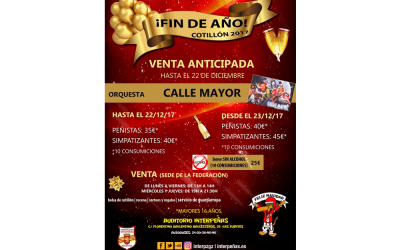 NocheVieja en Interpeñas con la Orquesta Calle Mayor