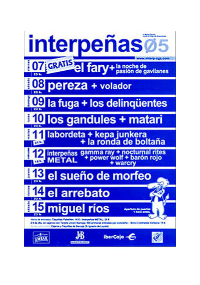 2005-cartel pabellon interpeñas zaragoza fiestas del pilar Fiestas del Pilar de Zaragoza 2005. Pabellón Interpeñas Zaragoza 2005. Pilar 2005. Fiestas del Pilar 2005. Peñas Zaragoza. Federación Interpeñas de Zaragoza. Cartel Fiestas del Pilar año 2005 Interpeñas Zaragoza.