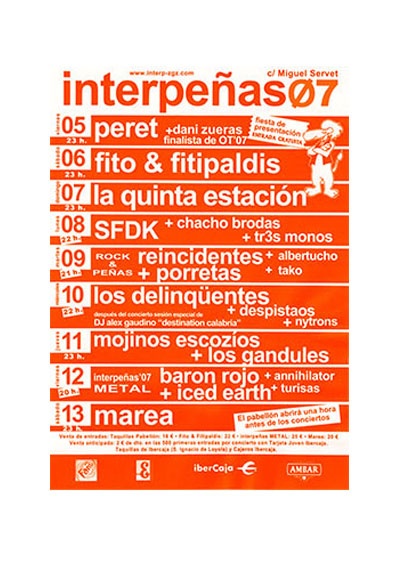 2007-cartel pabellon interpeñas zaragoza fiestas del pilar Fiestas del Pilar de Zaragoza 2007. Pabellón Interpeñas Zaragoza 2007. Pilar 2007. Fiestas del Pilar 2007. Peñas Zaragoza. Federación Interpeñas de Zaragoza. Cartel Fiestas del Pilar año 2007 Interpeñas Zaragoza.
