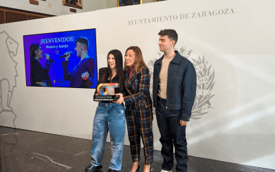 Naiara y Juanjo de OT Pregoneros Fiestas del Pilar 2024