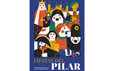 Cartel anunciador Fiestas del Pilar 2024